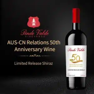 Pende Valde AUS-CN Relations 50th Anniversary Wine